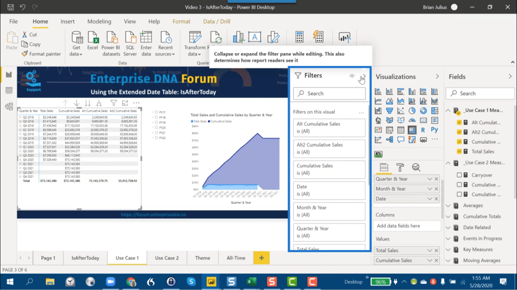 Bruk av IsAfterToday For LuckyTemplates Time Intelligence Scenarios