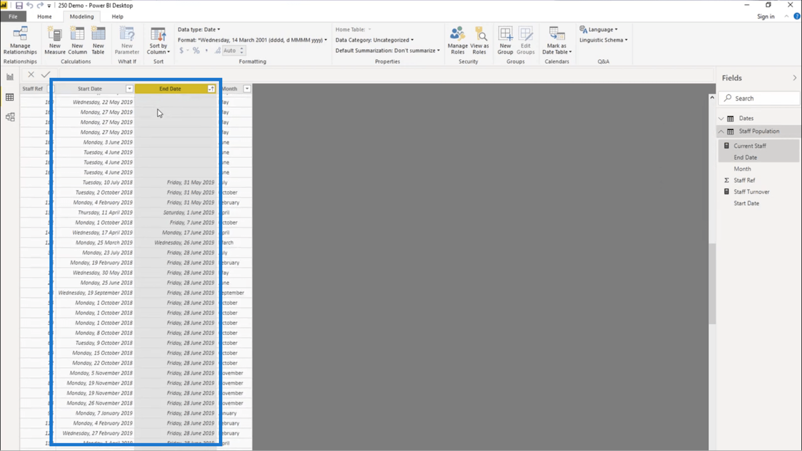 Beregning av personalomsetning i LuckyTemplates ved hjelp av DAX – HR Insights