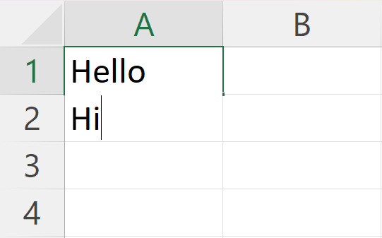 Sådan tilføjes flere linjer i en Excel-celle (3 nemme metoder)