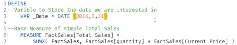 Запити DAX із використанням змінних і важливих функцій