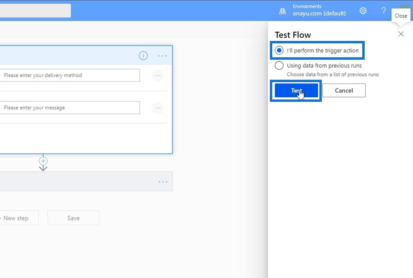 Power Automate Afslut handlingskontrol i flows