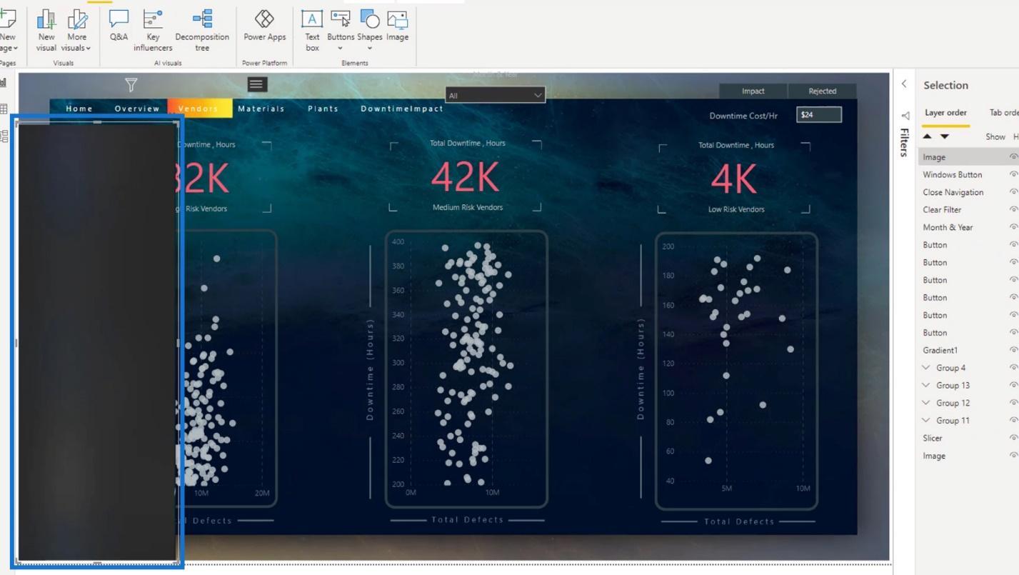 LuckyTemplates interaktive rapporter: Navigation og bogmærker