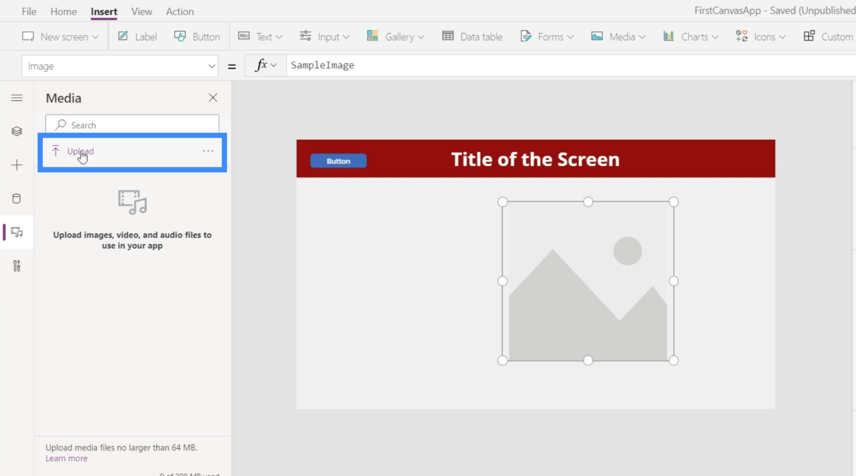 Obrázky PowerApps v kombinaci s perem, fotoaparátem a nahráváním fotografií