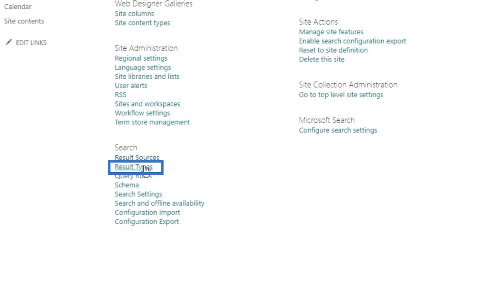 SharePoint-søgefunktionen