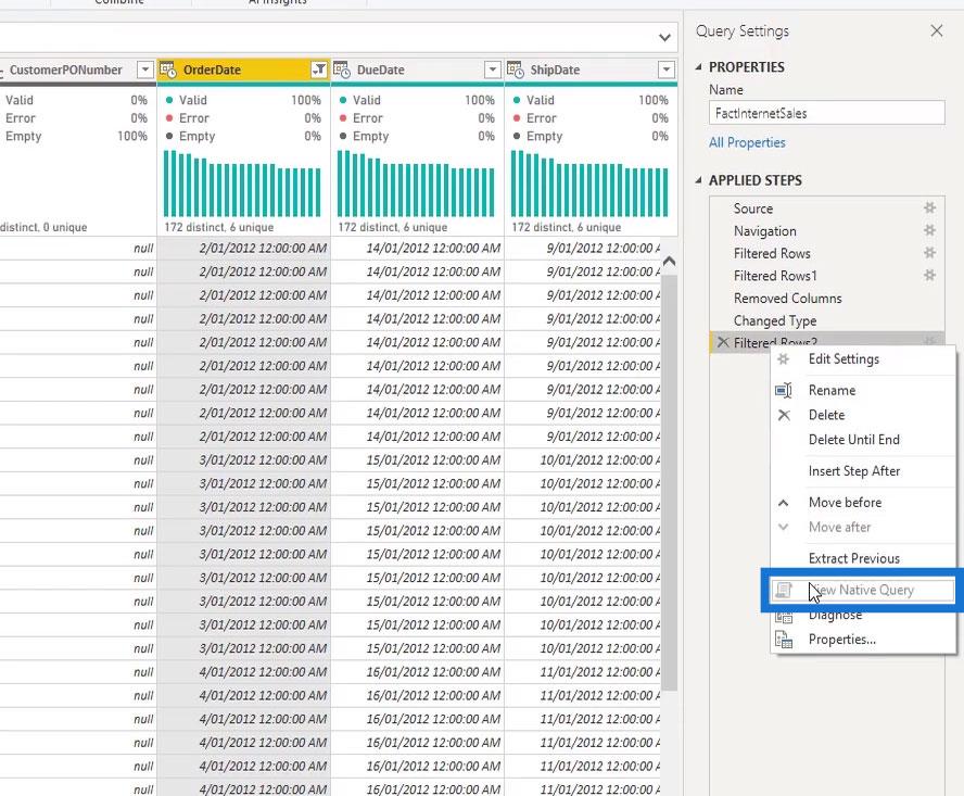 Frågevikning och anslutning till SQL Server