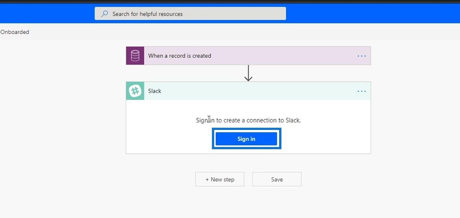 Business Process Flow Integration i Power Automate