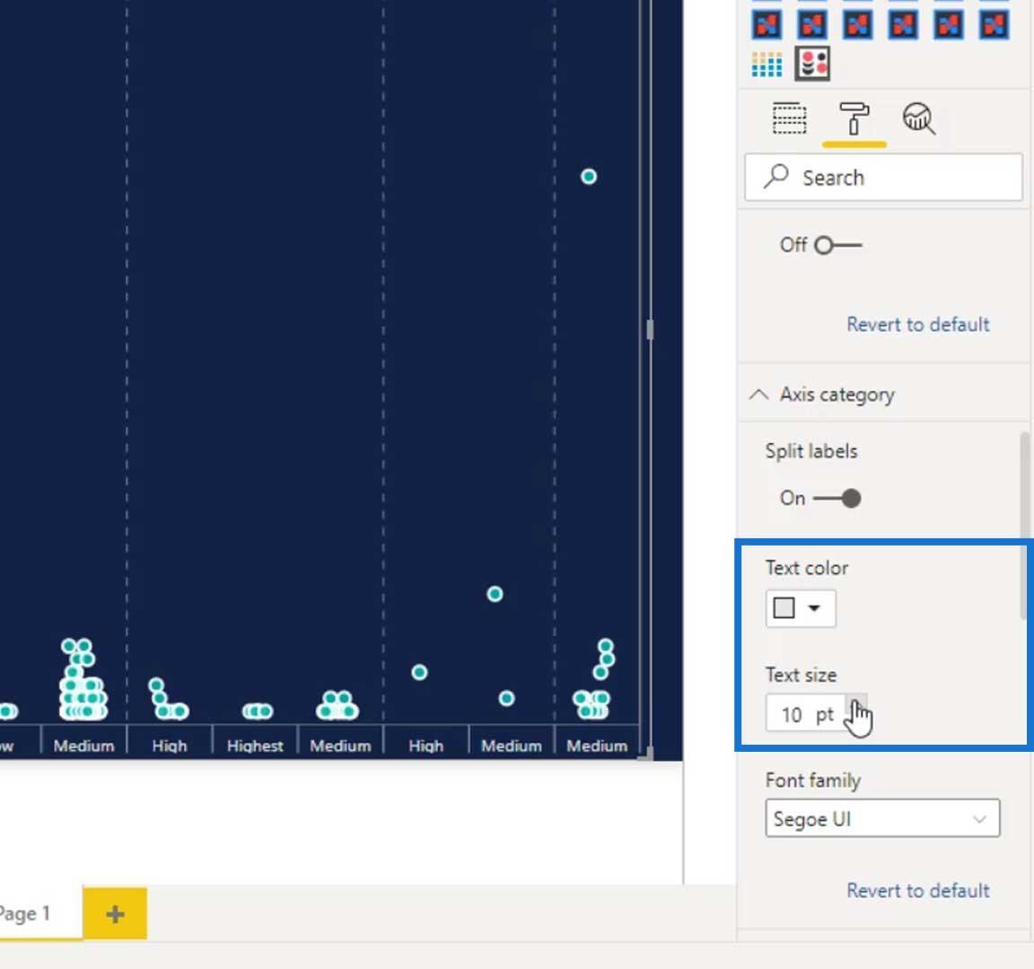 Dot Plot Graphs In Lucky Templates: Custom Visualization