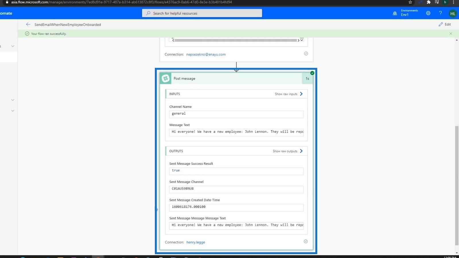 Business Process Flow Integration i Power Automate