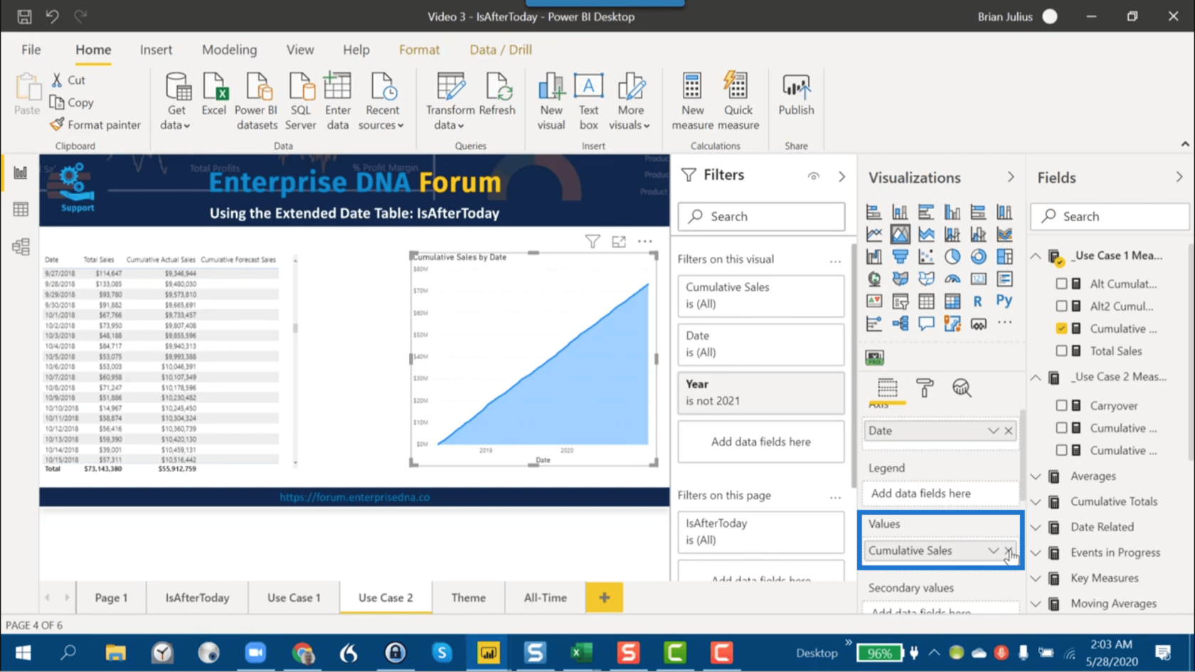 Bruk av IsAfterToday For LuckyTemplates Time Intelligence Scenarios