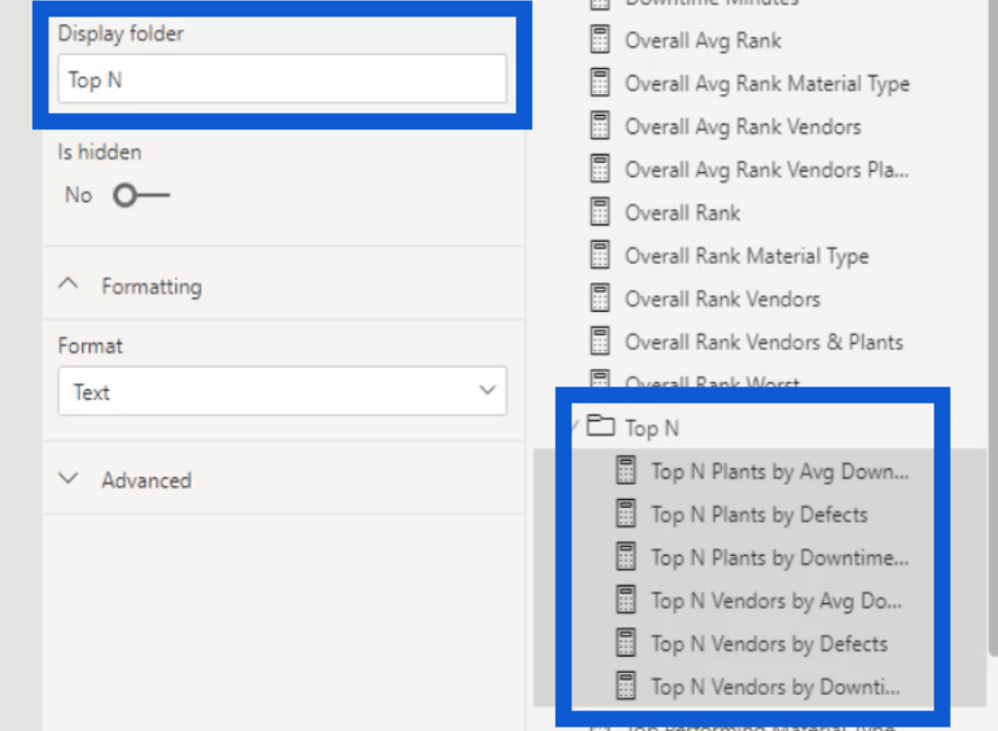 Vytváření zpráv LuckyTemplates: Organizace DAX Measures & Page Development