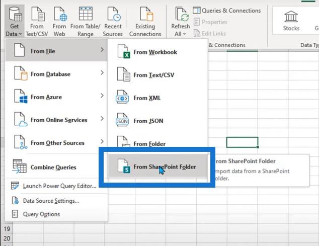 Power Query: Yhdistä tiedostot useista kansioista