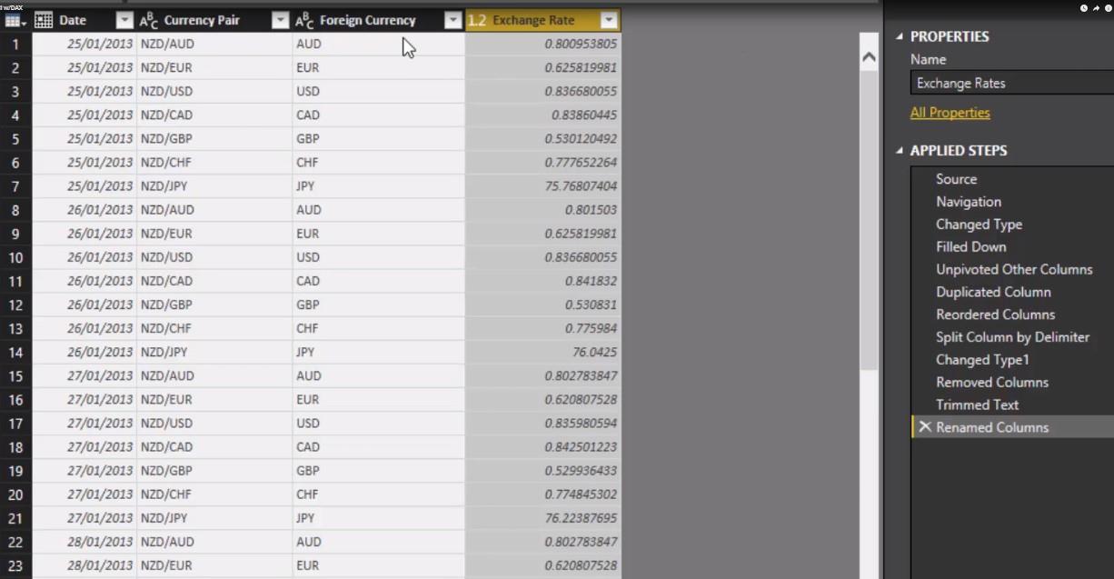 Logika více měn v LuckyTemplates – příklad LOOKUPVALUE