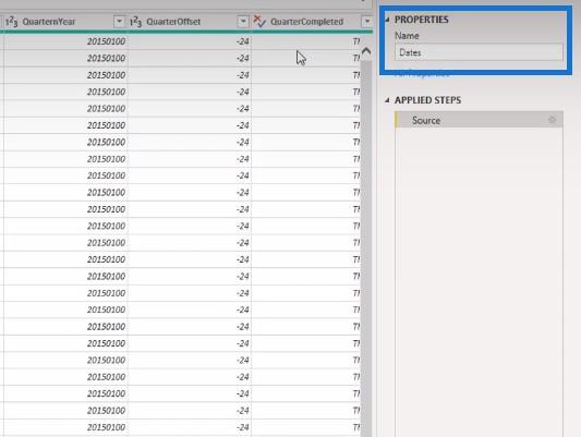 Udvidet datotabel Power Query M-funktion