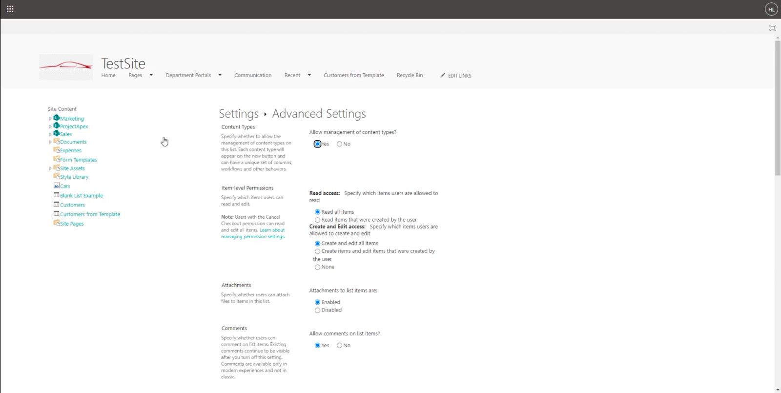 SharePoint-listeelement: Redigering af enkelte og flere elementer