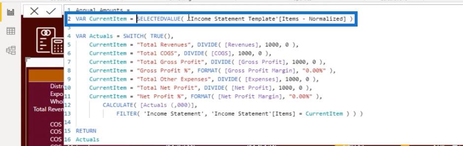 LuckyTemplates Financial Dashboard: Komplette tabelltilpasningstips