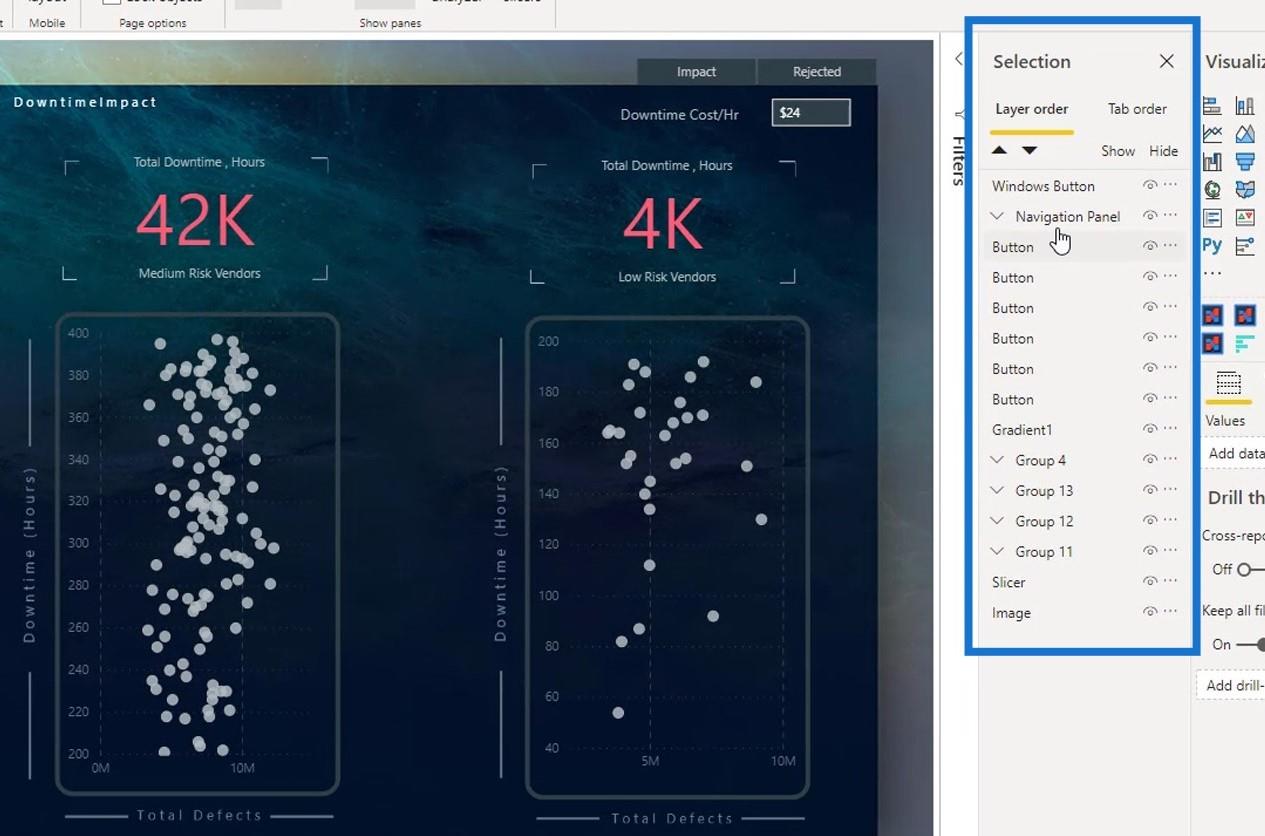 LuckyTemplates interaktive rapporter: Navigation og bogmærker