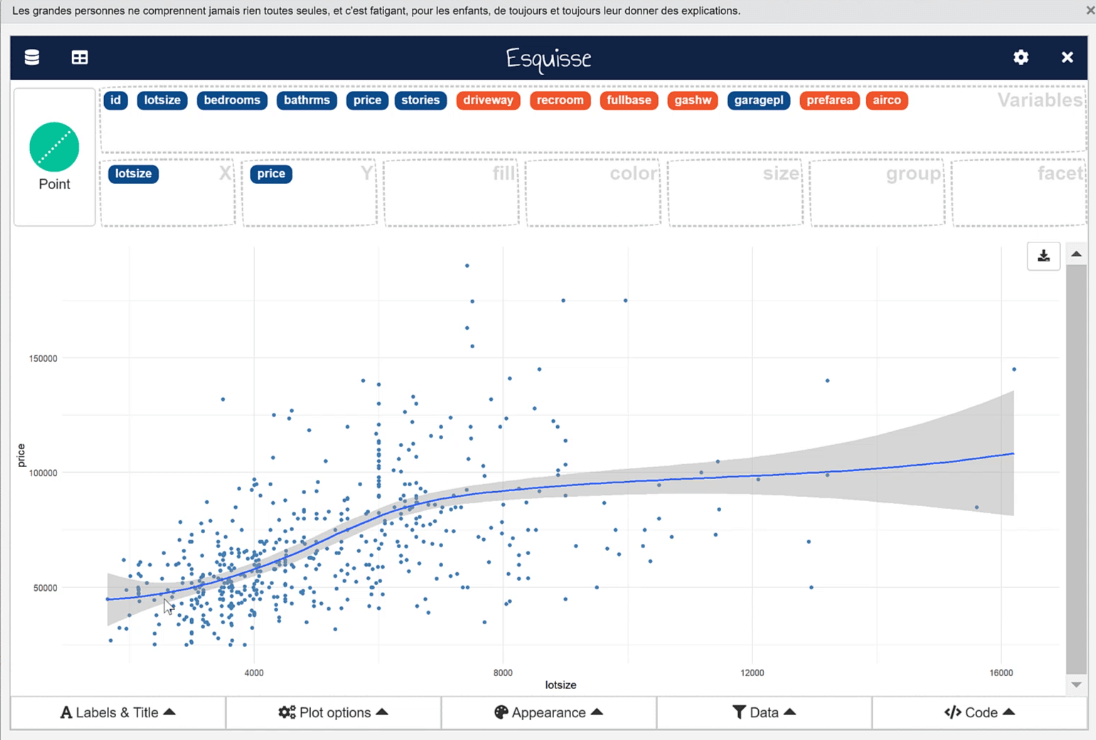 GGPLOT2 In R: Visualiseringer med ESQUISSE