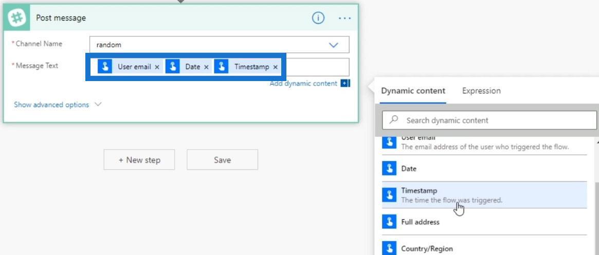 Knapflow i Microsoft Power Automate