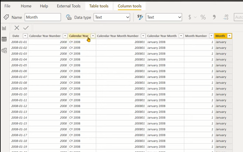 LuckyTemplates és SSAS – Oszlopok rendezése TE3 és C# használatával