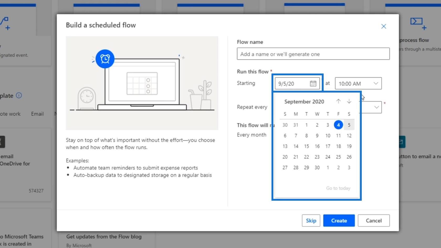 Schemalagda arbetsflöden i Microsoft Power Automate