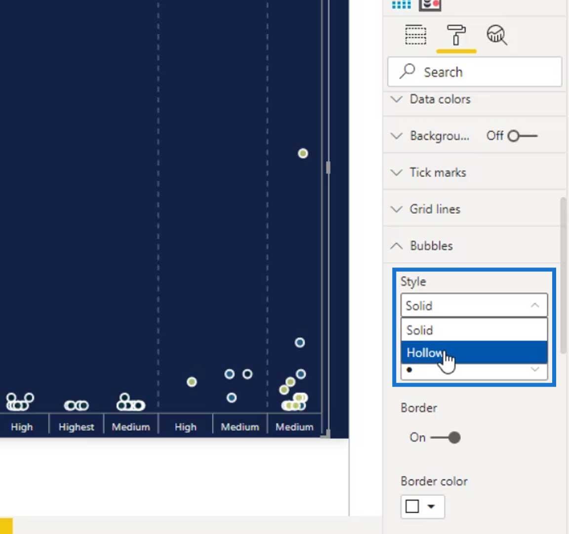 Dot Plot Graphs In Lucky Templates: Custom Visualization