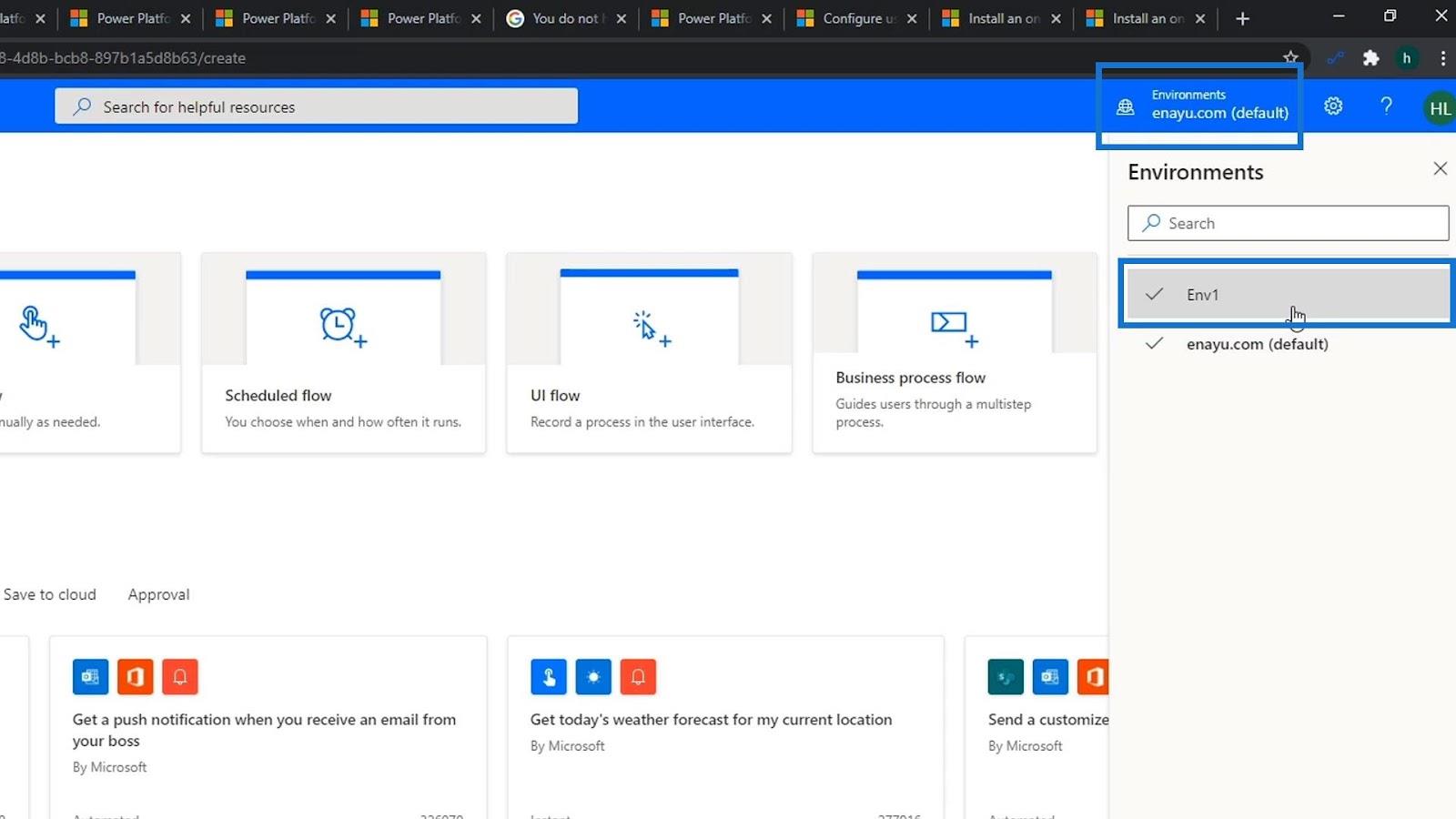 Forretningsprosessflyter i Microsoft Power Automate