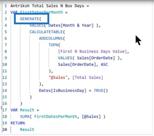 First N Business Days Revisited – En DAX-kodespråkløsning