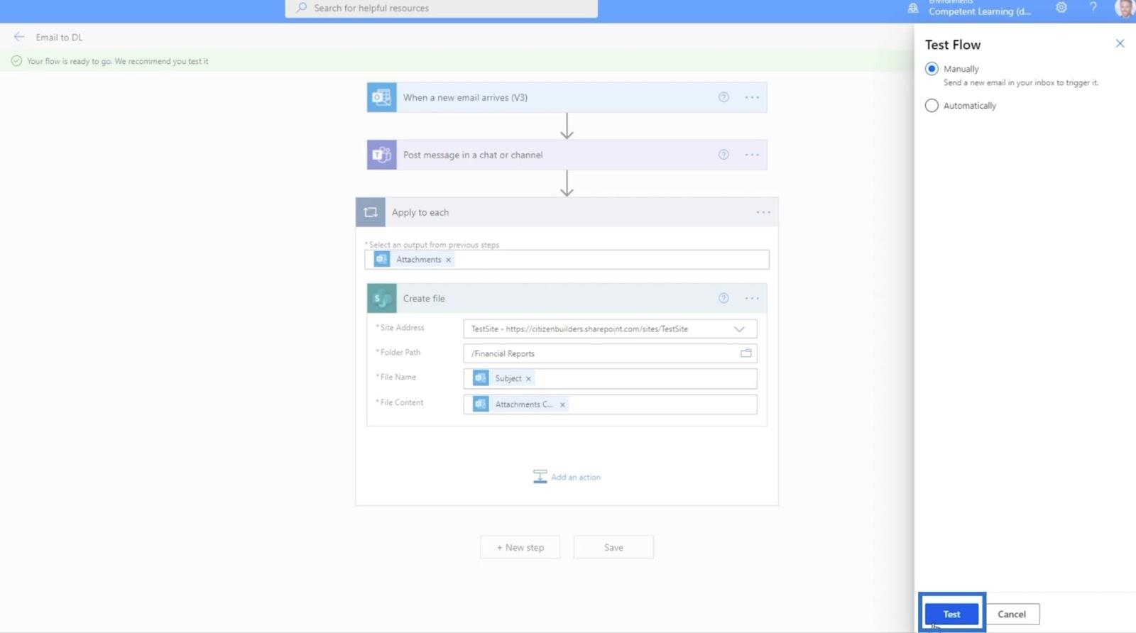 MS Flow: Slik laster du opp i SharePoint via e-post