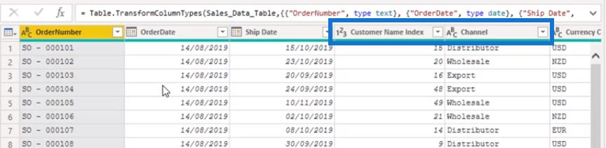 LuckyTemplates Dataset: Typer och namnkonventioner