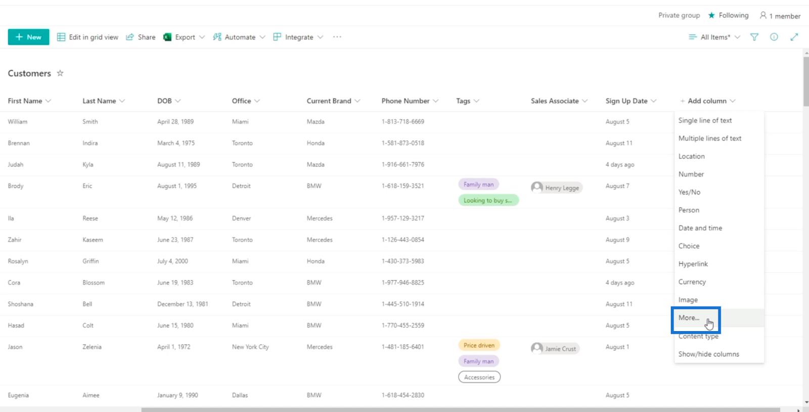 Lasketut sarakkeet SharePointissa |  Yleiskatsaus