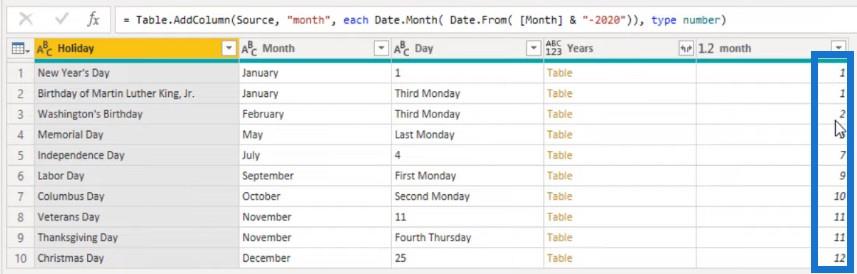 Evig feriekalender – POTW #12 (Power Query Solution)