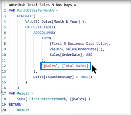 First N Business Days Revisited – En DAX-kodespråkløsning