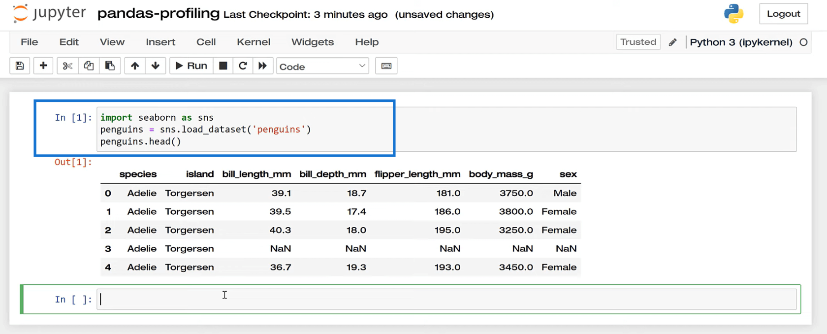 Datasæt i pandaer med profilrapport() |  Python i LuckyTemplates