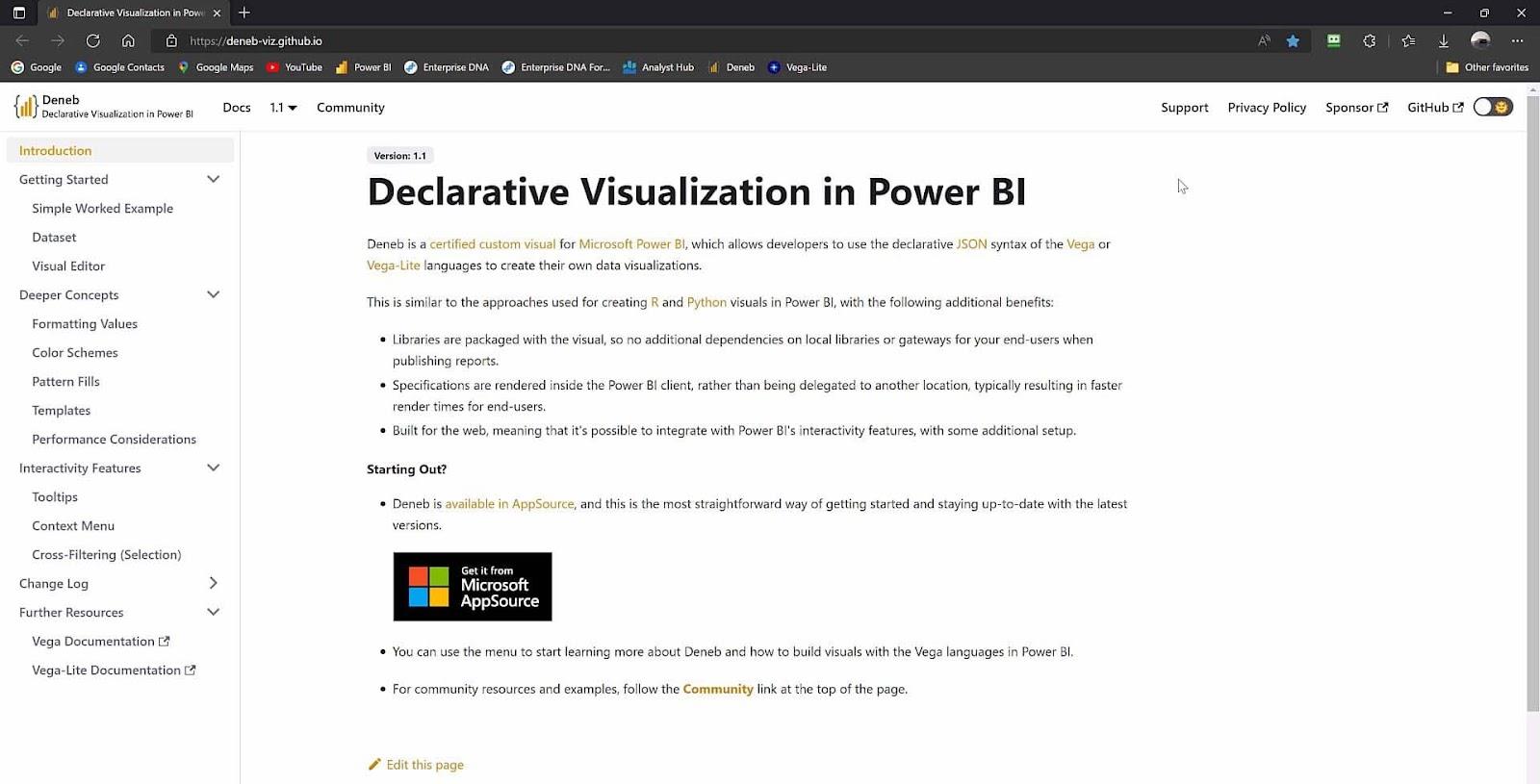 Deneb LuckyTemplates Deklarativ visualisering