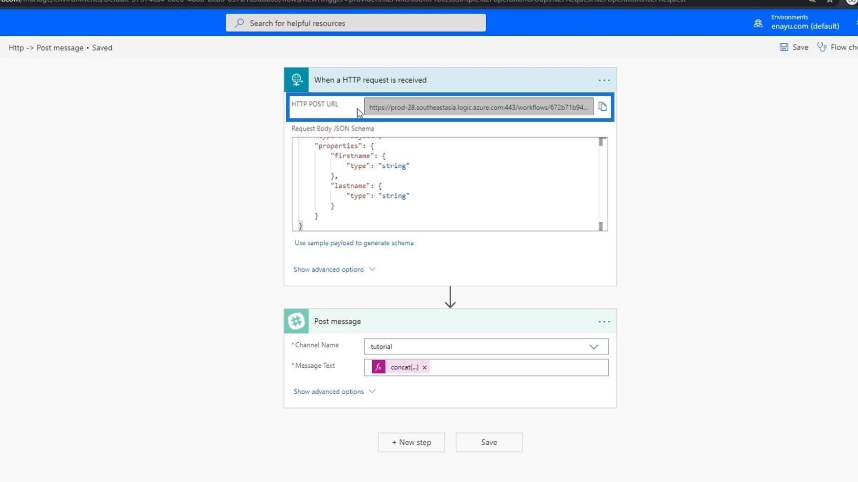 Microsoft Flow HTTP-utlösare |  En handledning för Power Automate