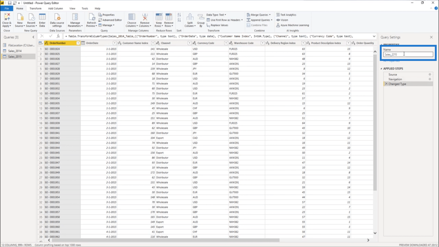 Opret et permanent opdateret øvelsesdatasæt i LuckyTemplates