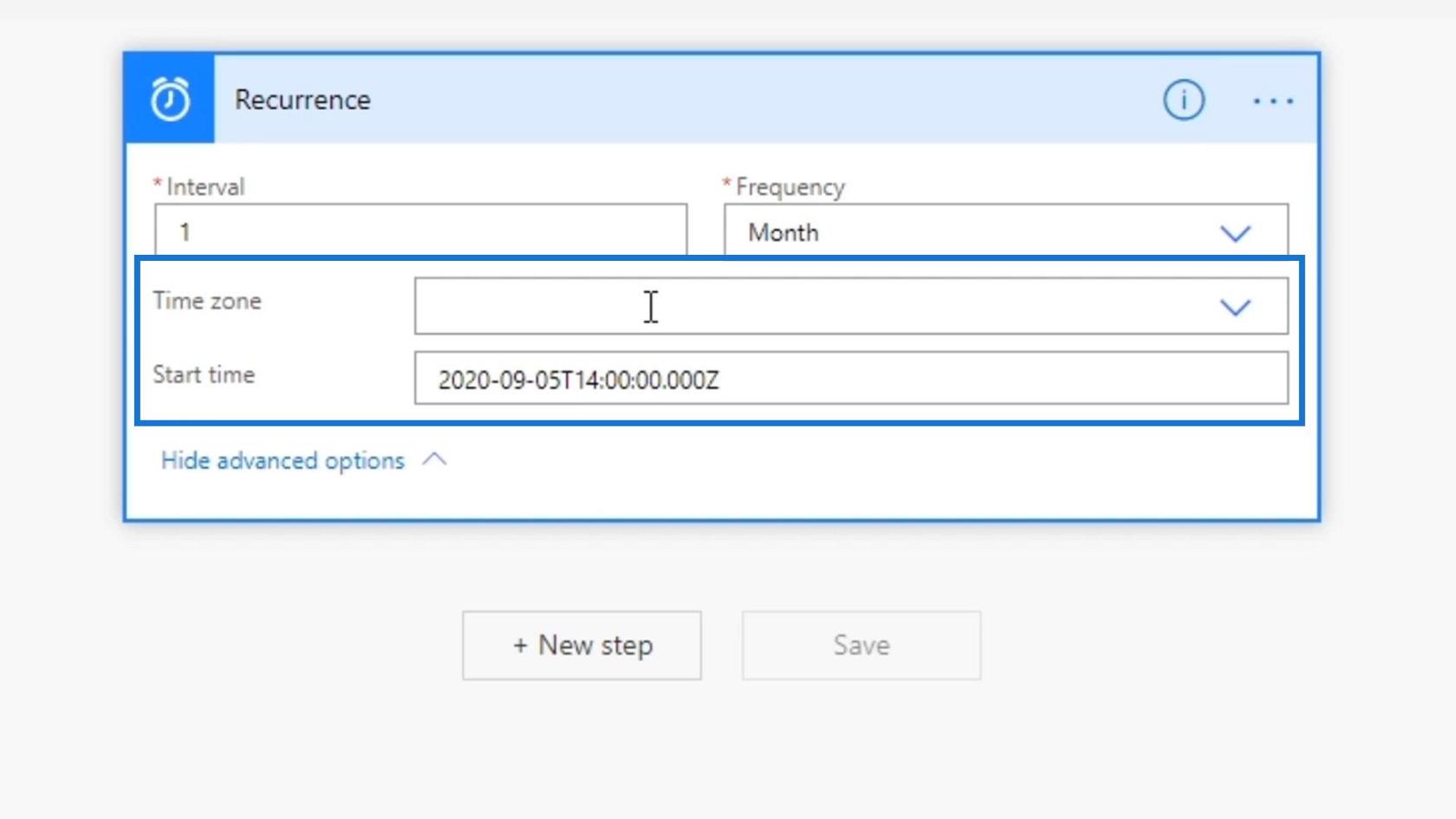 Planlagte arbejdsgange i Microsoft Power Automate