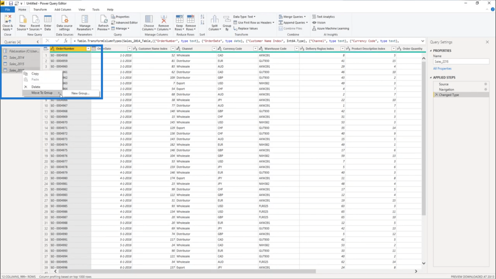 Opret et permanent opdateret øvelsesdatasæt i LuckyTemplates