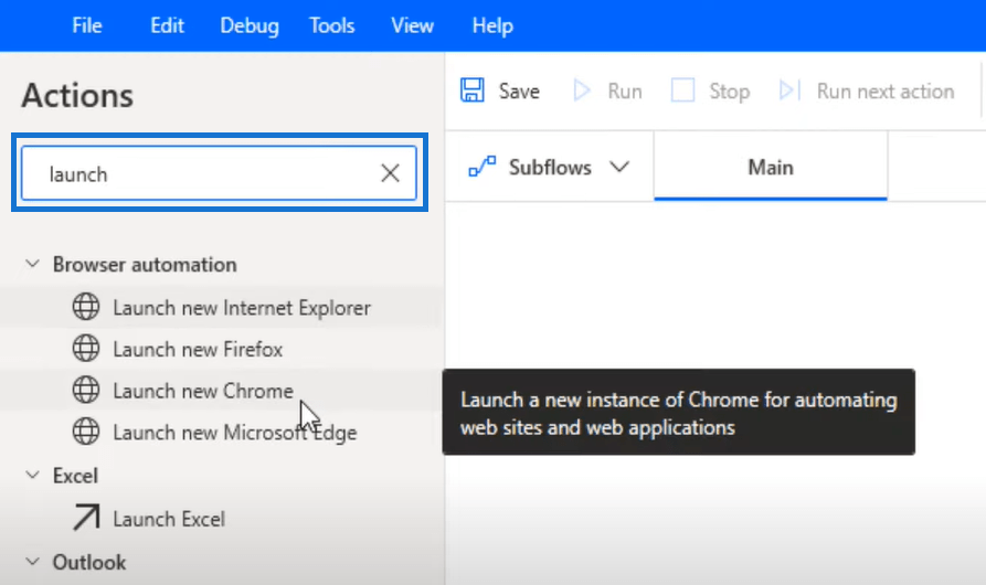 Microsoft Power Automate Desktop: Sådan starter du automatisk en ny browser