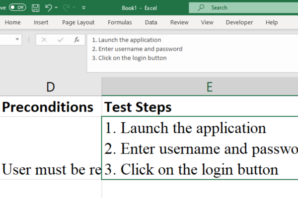 Sådan skriver du testsager i Excel: en trin-for-trin guide