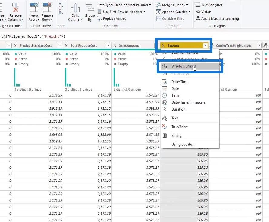 Spørrfolding og tilkobling til SQL Server