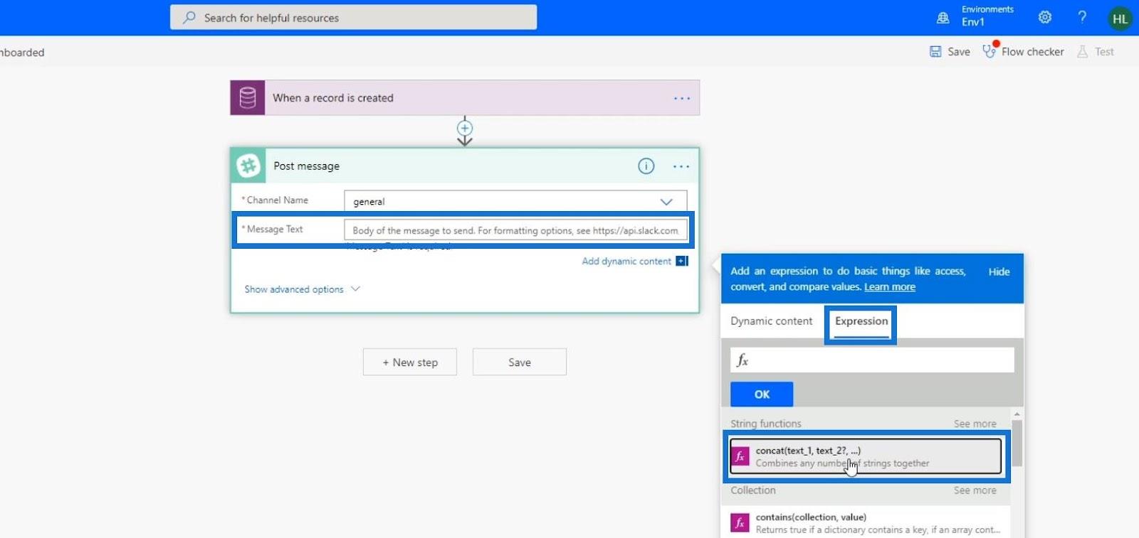 Business Process Flow Integration i Power Automate