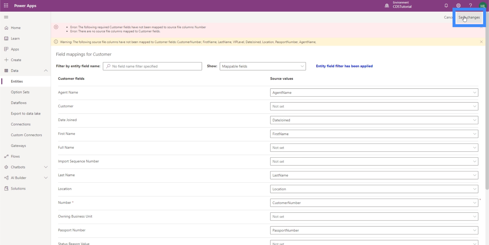 Data PowerApps: Jak nahrávat a zobrazovat data v entitách