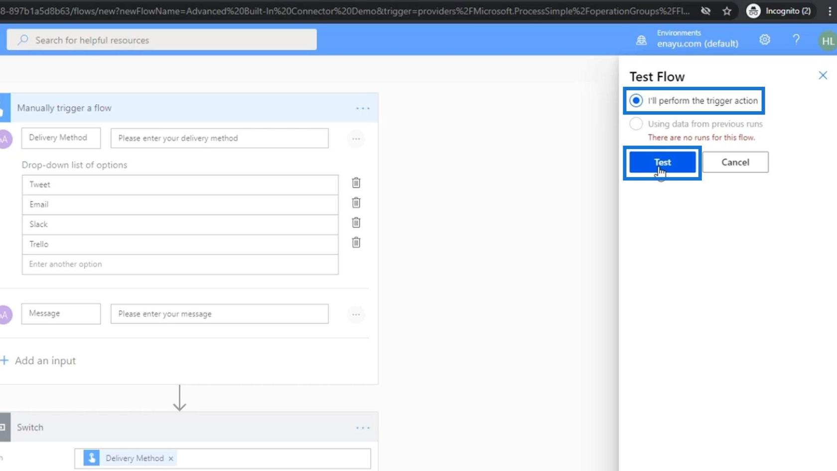 Power Automate Switch Control Action I Workflows