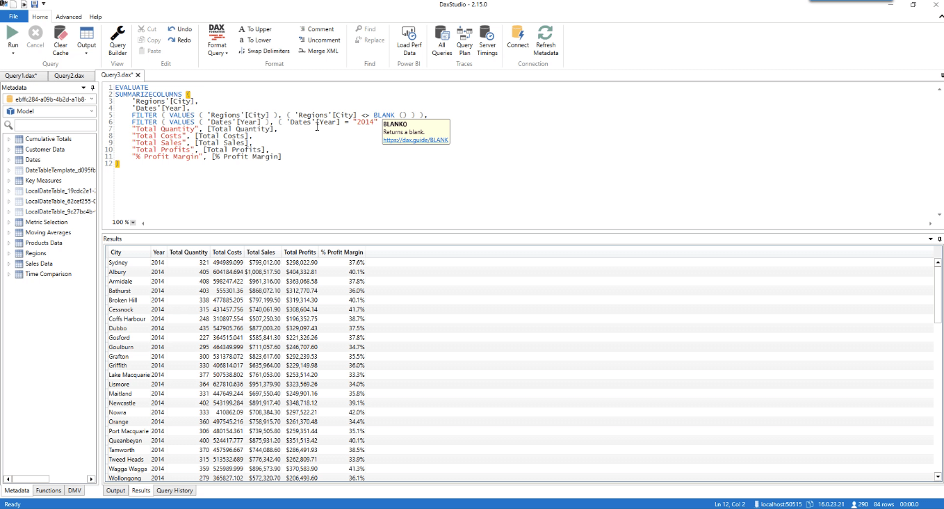 Selvstudium til Report Builder: Sorter og filtrer data i sideinddelte rapporter