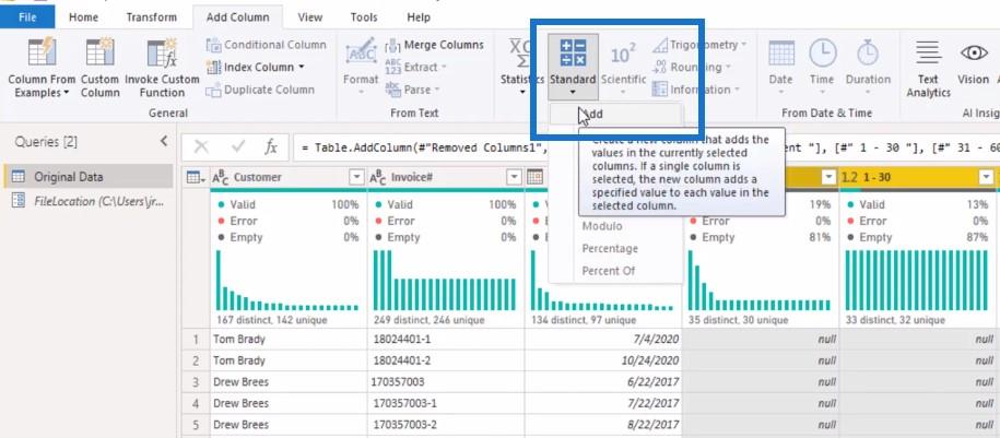 Formater data i LuckyTemplates: Adressering av uregelmessige dataformater