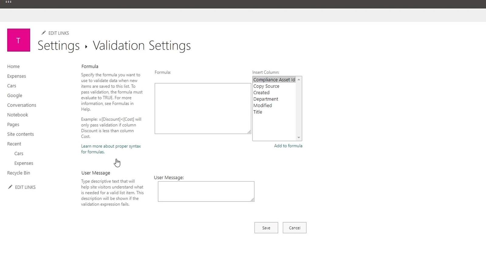 SharePoint-webbplatsbiblioteksinställningar |  En översikt