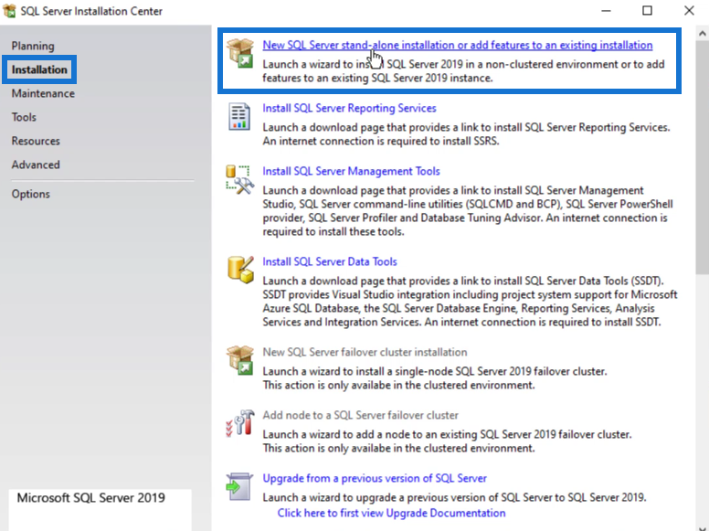 Sådan installeres SQL Server til LuckyTemplates