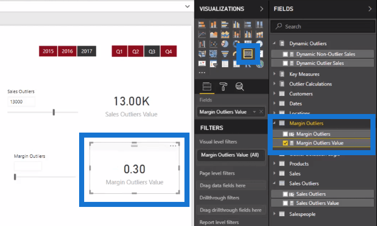 Oprettelse af dynamiske outlier-triggerpunkter i LuckyTemplates