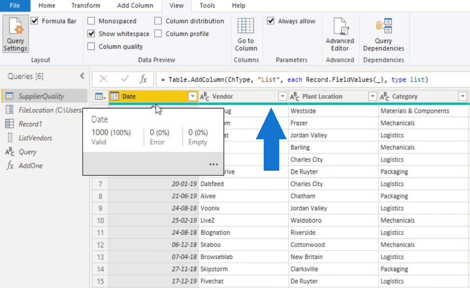 Rychlý přehled různých nástrojů Power Query v LuckyTemplates